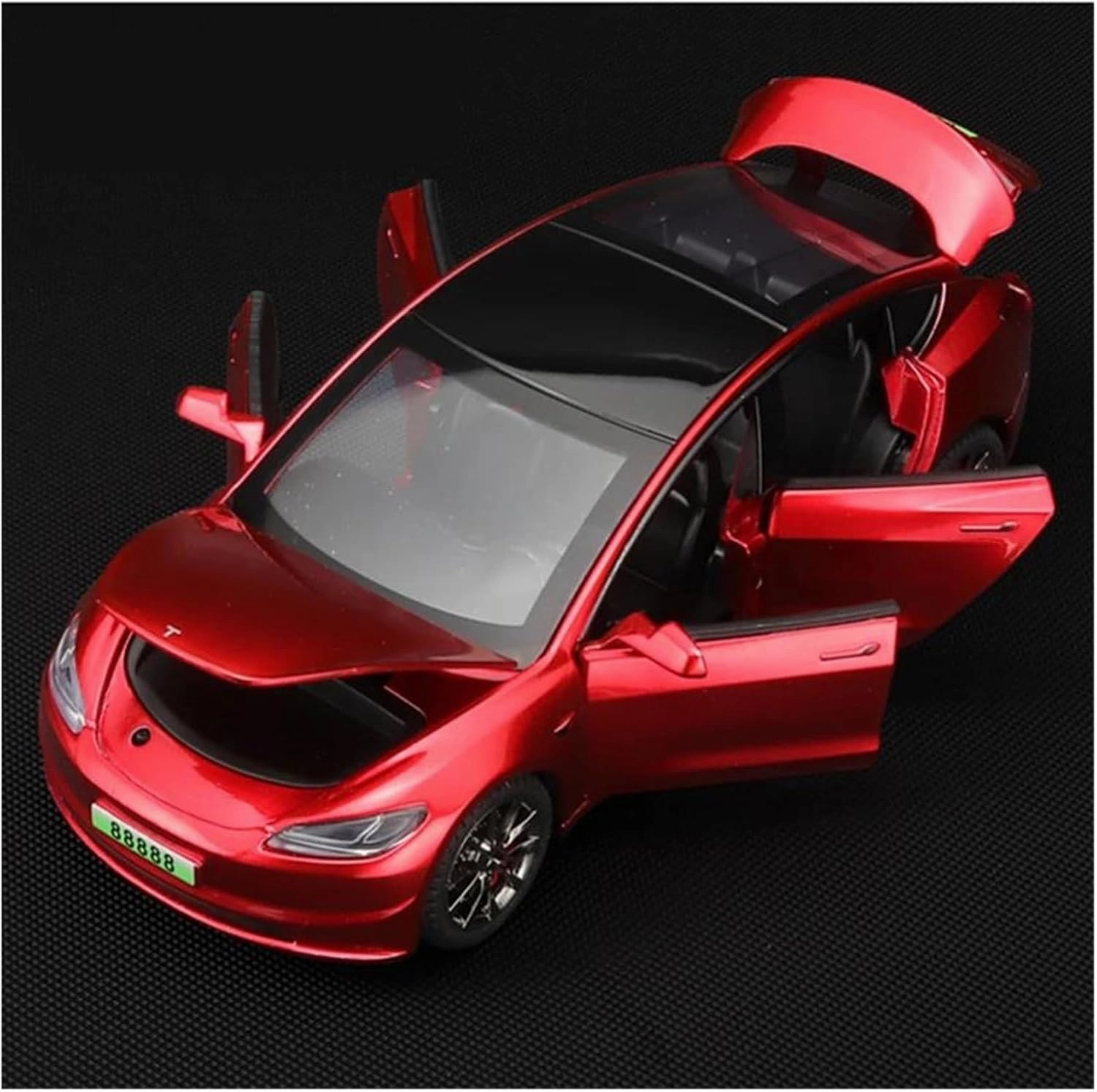 Scale Finished Model Car 1:32 Scale for Model 3 2024 Alloy Car Model Simulation Diecast Replica Car Exquisite Collectibles Die-cast Vehicle(White)