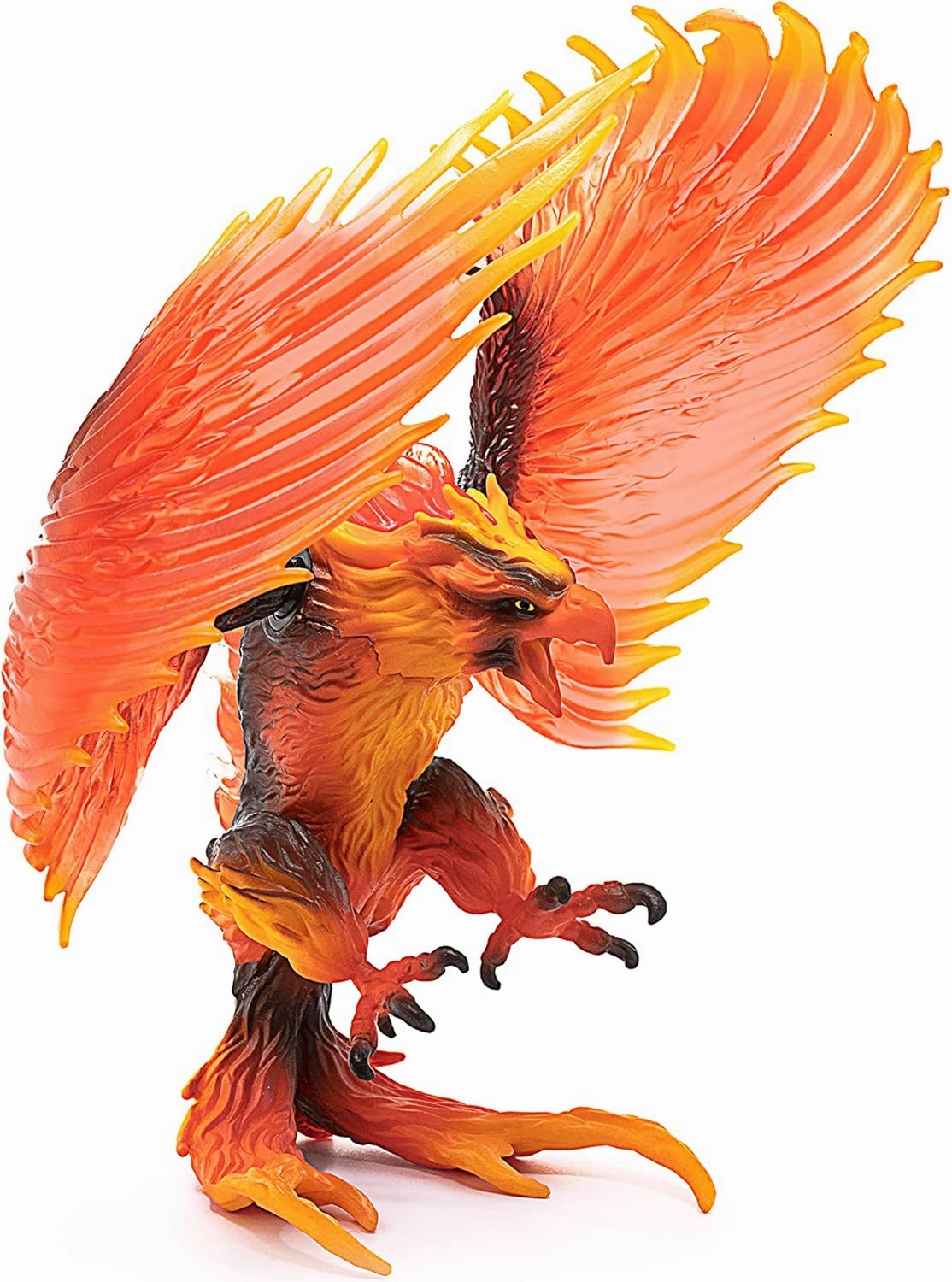 Schleich Eldrador Creatures - 7" Fire Eagle Toy - Movable Wing Lava Griffin Action Figure for Boys and Girls - Mythical Creature Figures - Fantasy Beast Figurine - Monster Toys - Kids Ages 7  - 42511