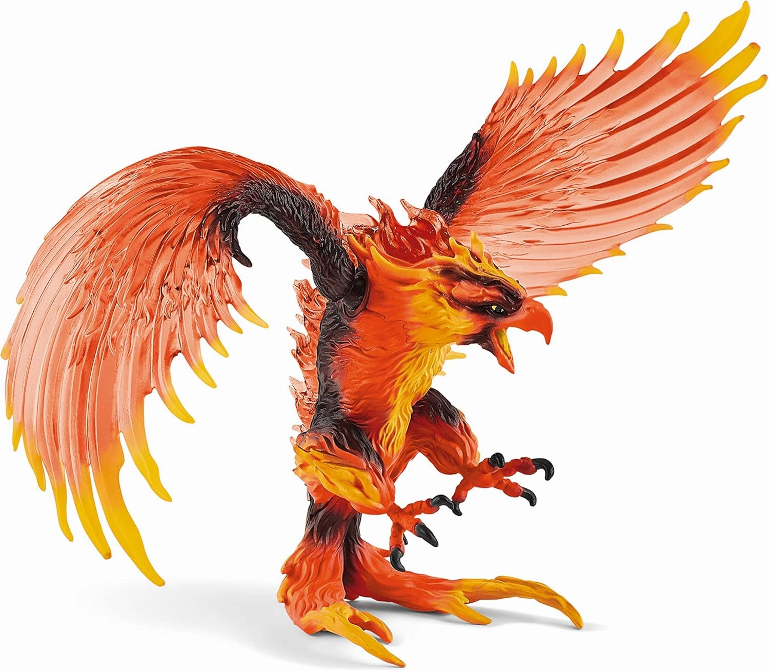 Schleich Eldrador Creatures - 7" Fire Eagle Toy - Movable Wing Lava Griffin Action Figure for Boys and Girls - Mythical Creature Figures - Fantasy Beast Figurine - Monster Toys - Kids Ages 7  - 42511