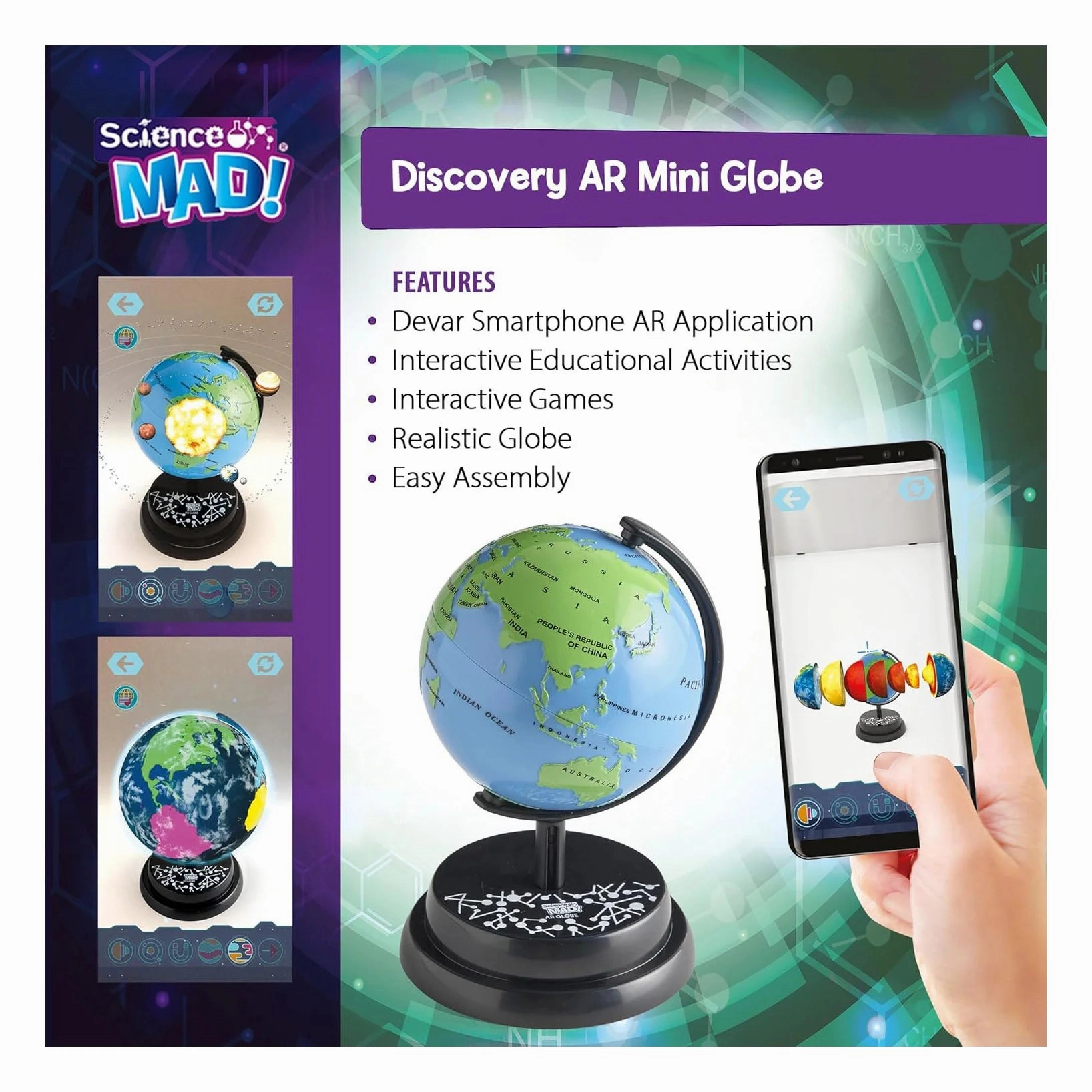 Science Mad AR Mini Globe