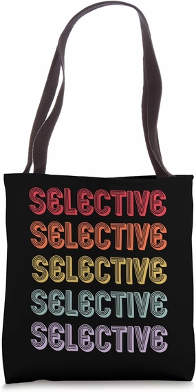Selective Tote Bag