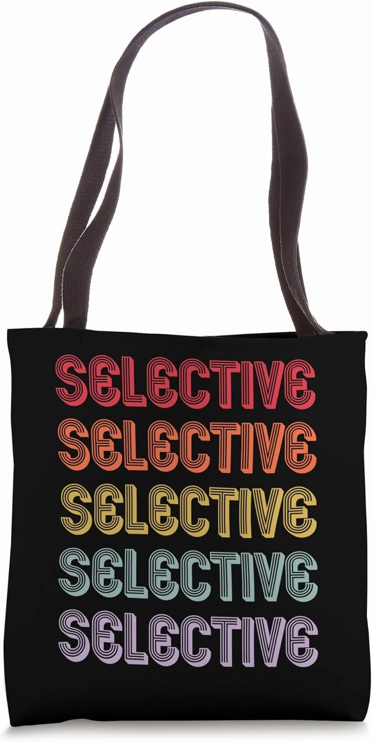 Selective Tote Bag