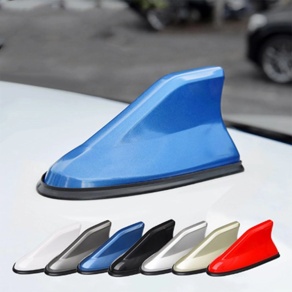 Shark Fin Antenna Cover for Buick Excelle GT 2015-2024, Automotive Top Roof Aerials Radio Antenna Base Waterproof Car Accessories,Blue