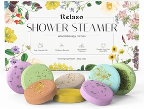 Shower Steamers Aromatherapy, Gifts for Her - 8 Pack Premium Shower Bombs with Natural Essential Oils, Birthday, Home Spa Stress Relief, Relaxation Self Care Gifts for Women, Men