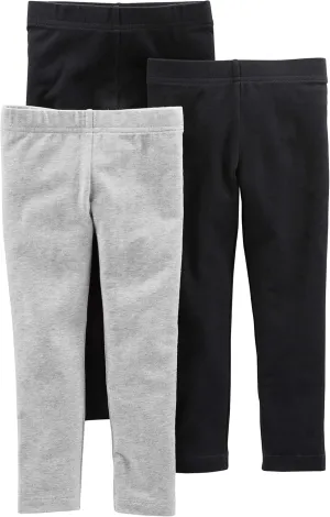Simple Joys by Carter's Girls' 3-Pack Leggings