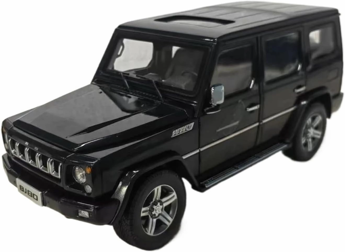 Simulation Car Model 1:18 for BAIC BJ80 Simulated Car Model Static Decorative Ornaments Fan Collection Souvenirs Mini Vehicles Toys