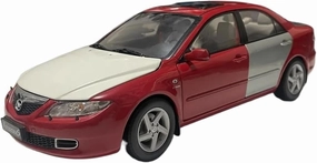 Simulation Car Model 1：18 for FAW Mazda 6 Simulation Alloy Car Model Display Custom Souvenir Mini Vehicles Toys