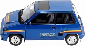 Simulation Car Model 1:18 for Honda City Turbo II Simulation Full-Open Alloy Car Model Collection Ornament Souvenir Mini Vehicles Toys