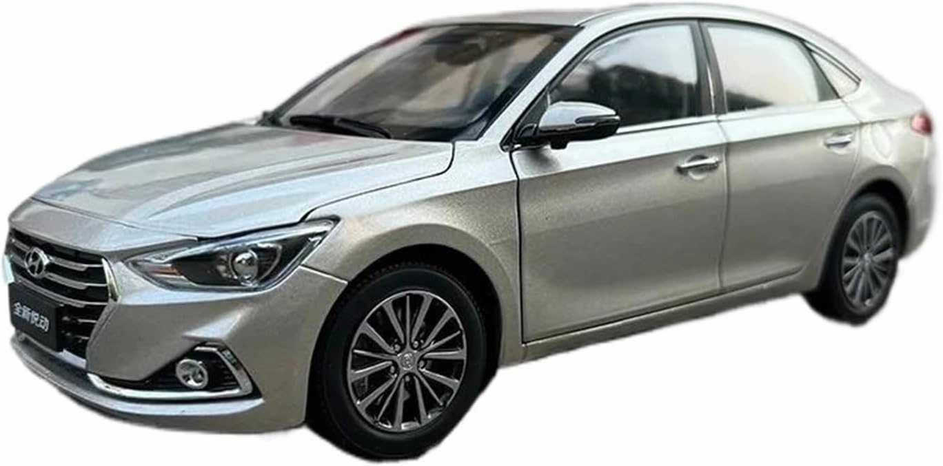 Simulation Car Model 1:18 for Hyundai Elentra Celesta Simulation Car Model Collection Display Home Decoration Mini Vehicles Toys(Brown)