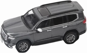 Simulation Car Model 1:64 for Land Cruiser Ja300w Off-Road Simulation Alloy Car Model Home Decoration Metal Ornaments Mini Vehicles Toys(Gray)