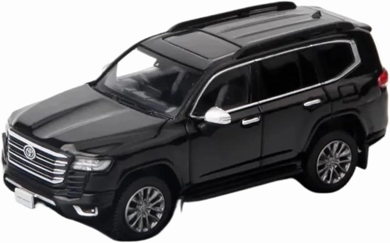 Simulation Car Model 1:64 for Land Cruiser Ja300w Off-Road Simulation Alloy Car Model Home Decoration Metal Ornaments Mini Vehicles Toys(Gray)