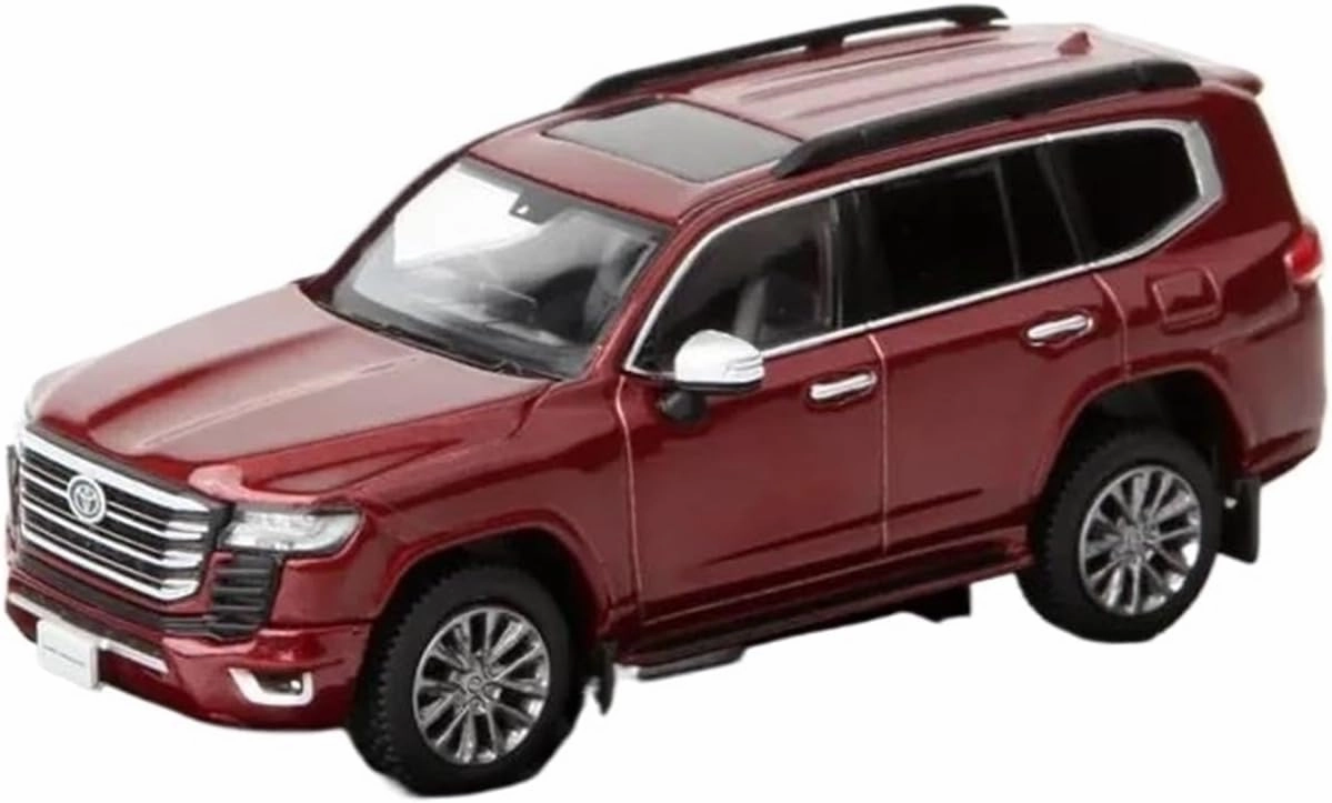Simulation Car Model 1:64 for Land Cruiser Ja300w Off-Road Simulation Alloy Car Model Home Decoration Metal Ornaments Mini Vehicles Toys(Gray)