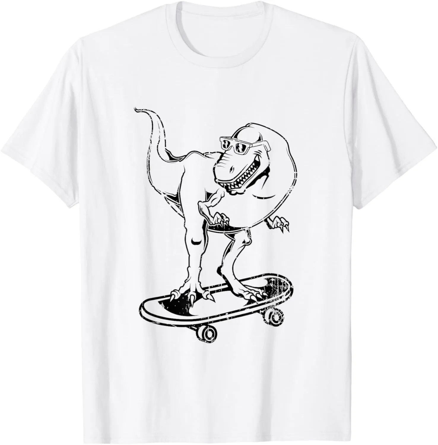 Skateboarding TE-REX Dinosaur T-Shirt T-Shirt