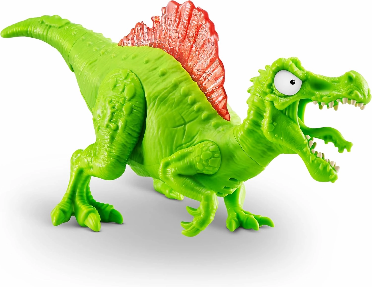 Smashers Mega Jurassic Light Up Dino Egg (Spinosaurus) by ZURU Collectible Egg with Over 25 Surprises, Volcano Slime, Fossil Toy, Dinosaur Toys, T-Rex Toy for Boys and Kids