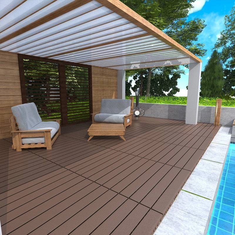 Snap-On Patio Tiles - Easy DIY Decking for Your Outdoor Space
