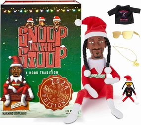 Snoop Elf on a Shelf, Elf Doll,2024 Christmas Gift Toy 12" Figurine Elf, Plush Toys, Big Size Gift Box(Special2024Edition)