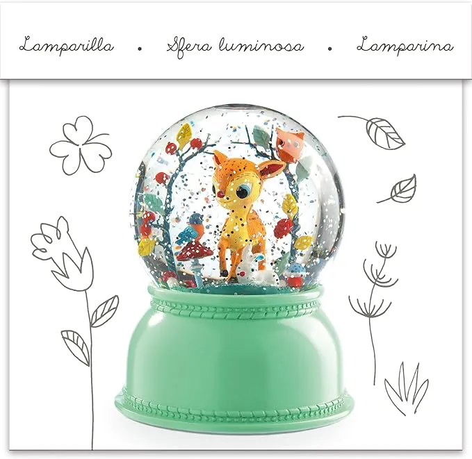 Snow Globe Night Light, Fawn