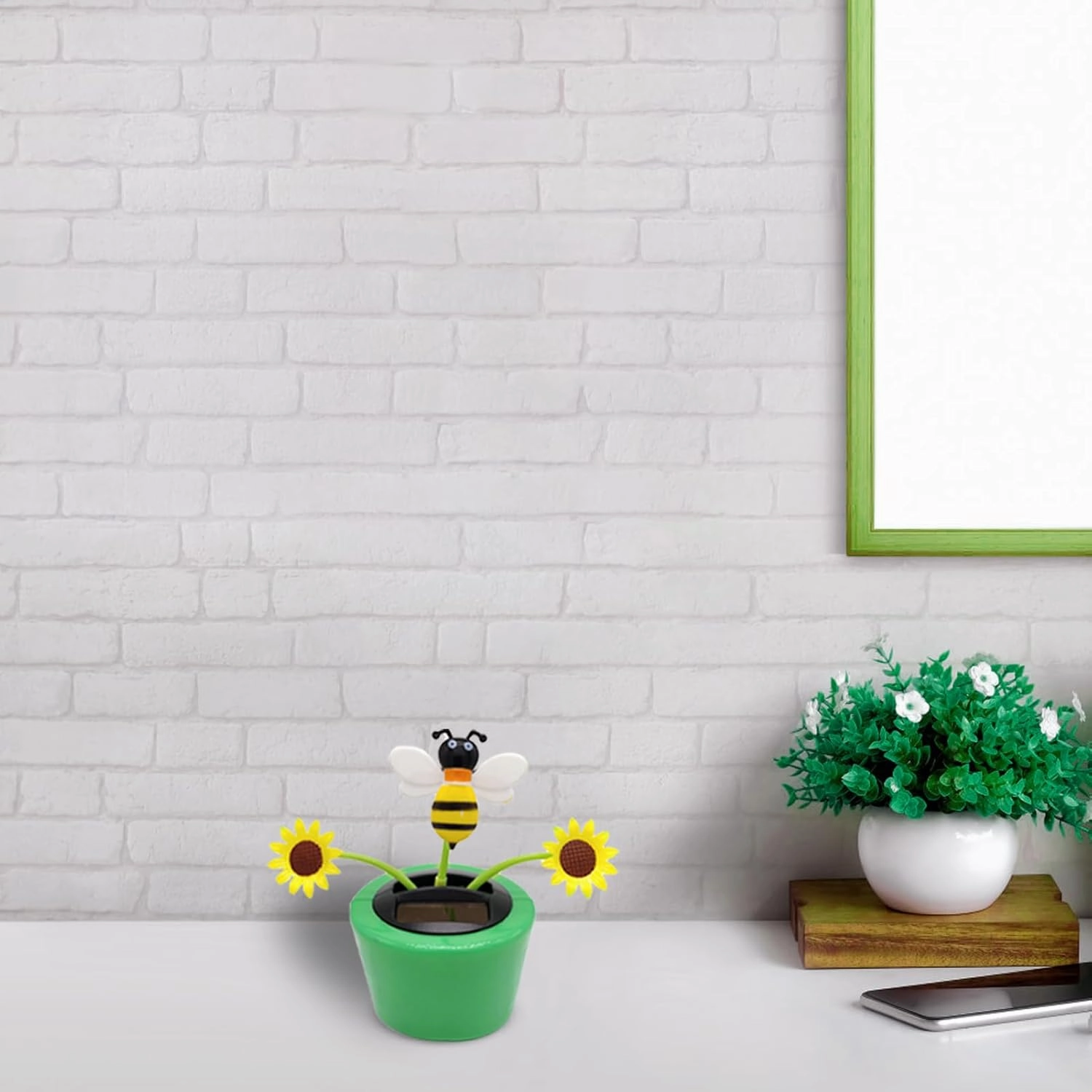 Solar Powered Dancing Flower, Solar Powered Dancing Figures Bobblehead Dancer Window Sun Catcher Car Dashboard Decor