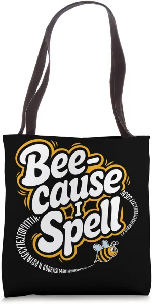 Spelling Bee Champion Word Competition Academic Contest Tote Bag