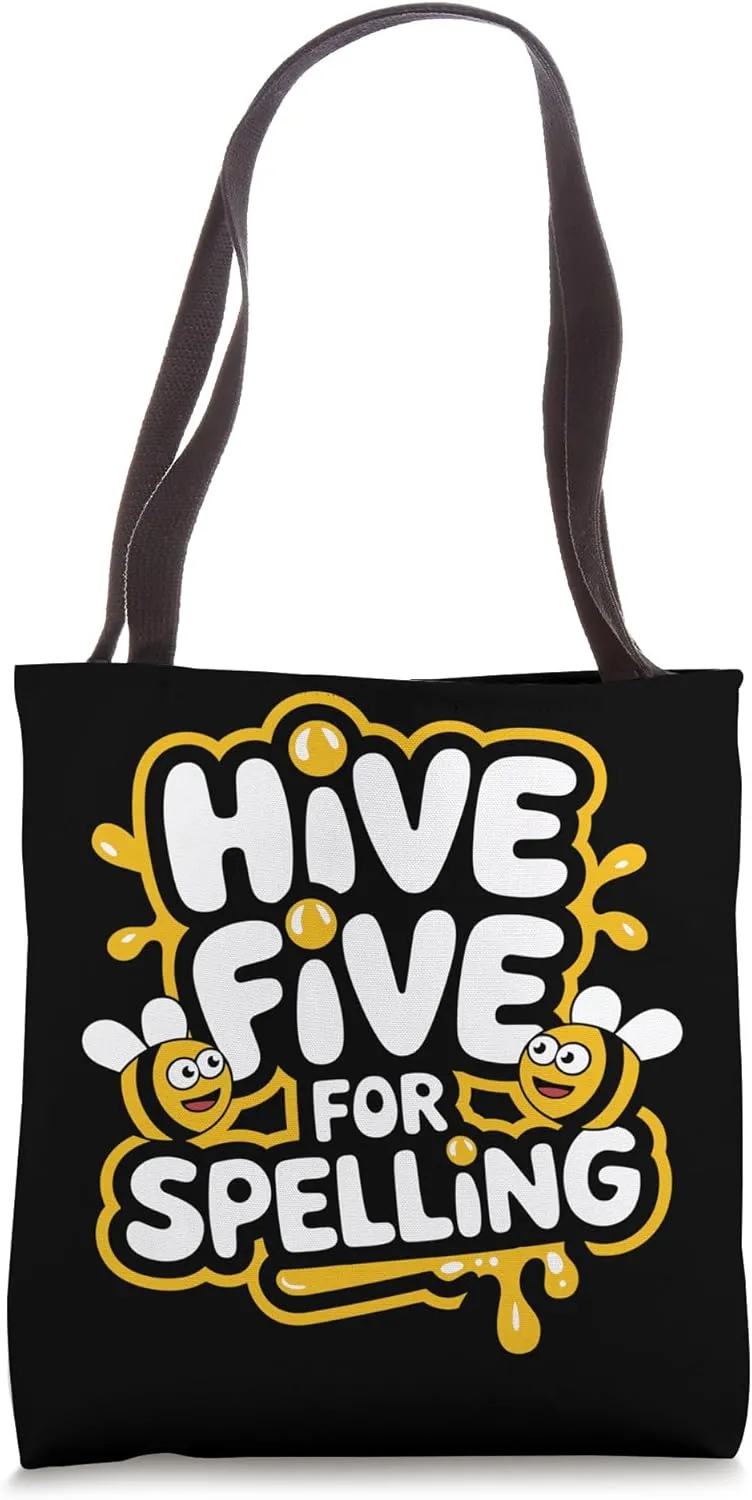 Spelling Bee Champion Word Competition Academic Contest Tote Bag