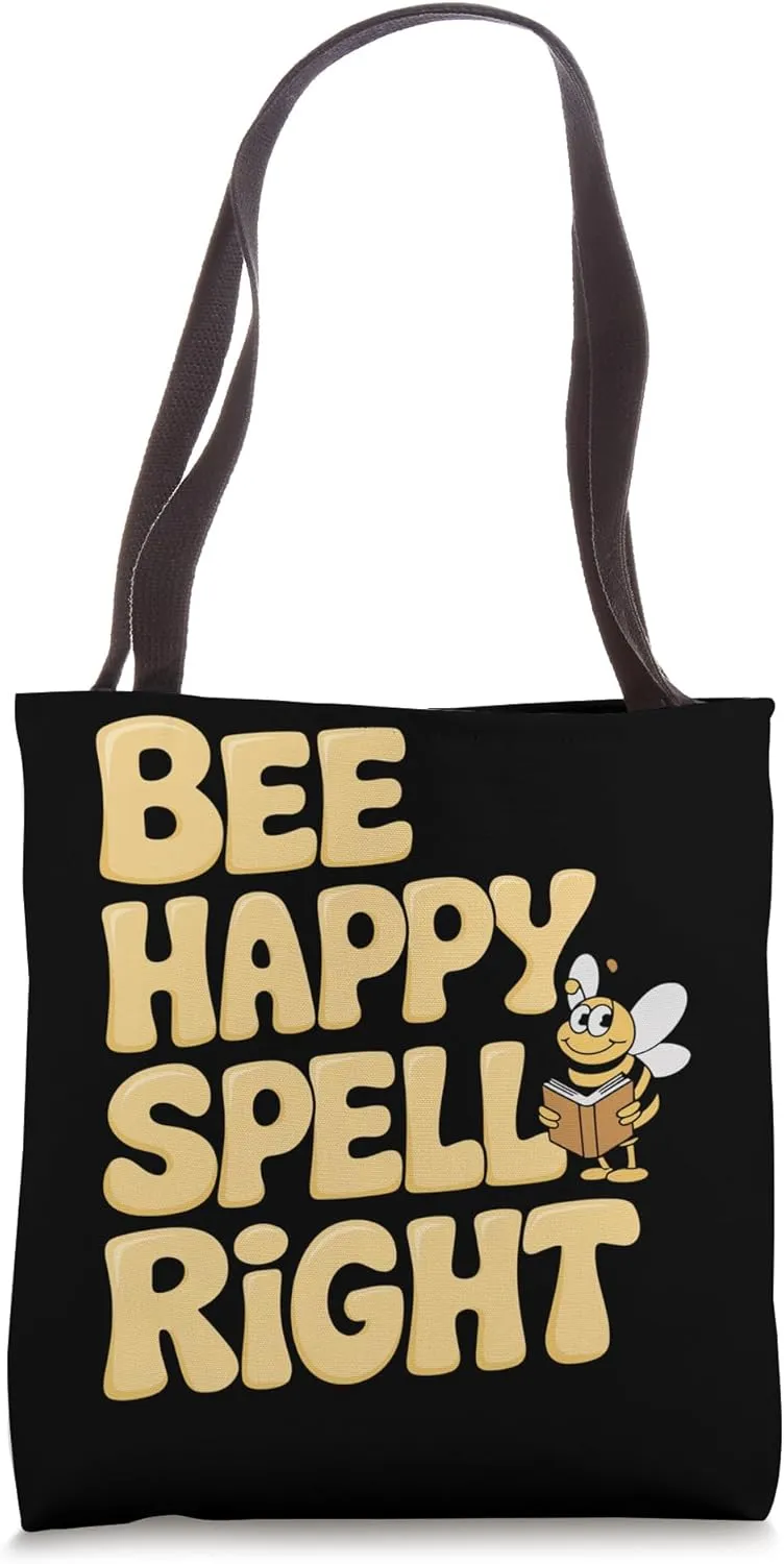Spelling Bee Humor Spelling Champion Word Nerd Spelling Tote Bag