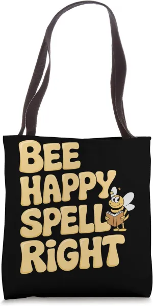 Spelling Bee Humor Spelling Champion Word Nerd Spelling Tote Bag
