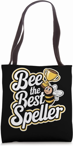 Spelling Bee Champion Word Competition Academic Contest Tote Bag