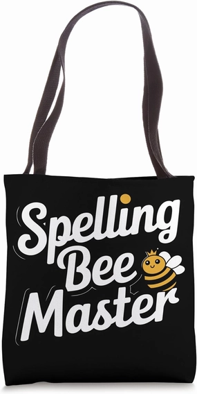 Spelling Bee Champion Word Competition Academic Contest Tote Bag