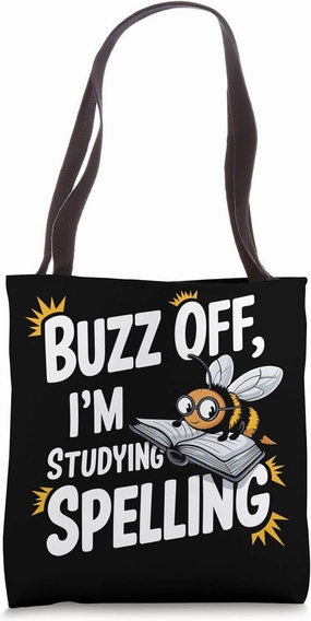 Spelling Bee Champion Word Competition Academic Contest Tote Bag