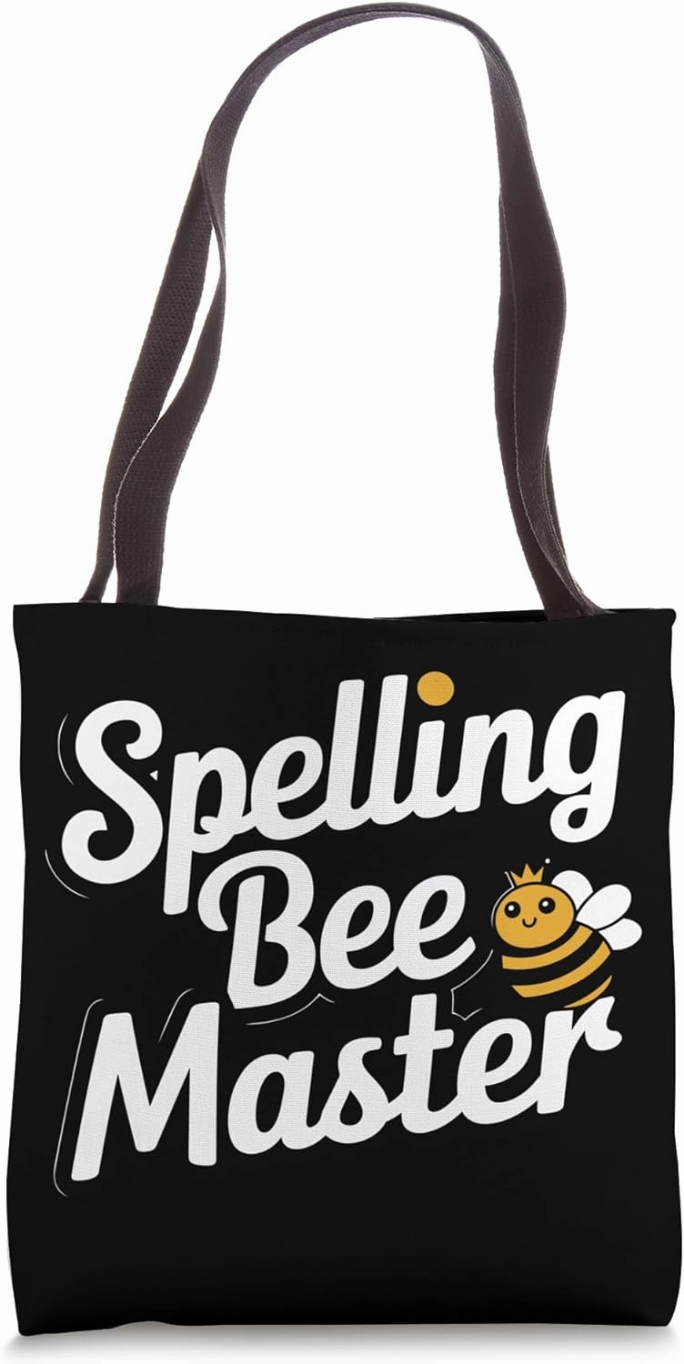 Spelling Bee Champion Word Competition Academic Contest Tote Bag