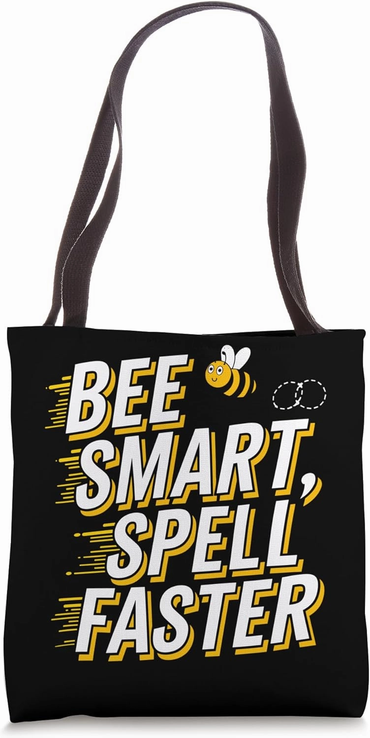 Spelling Bee Champion Word Competition Academic Contest Tote Bag