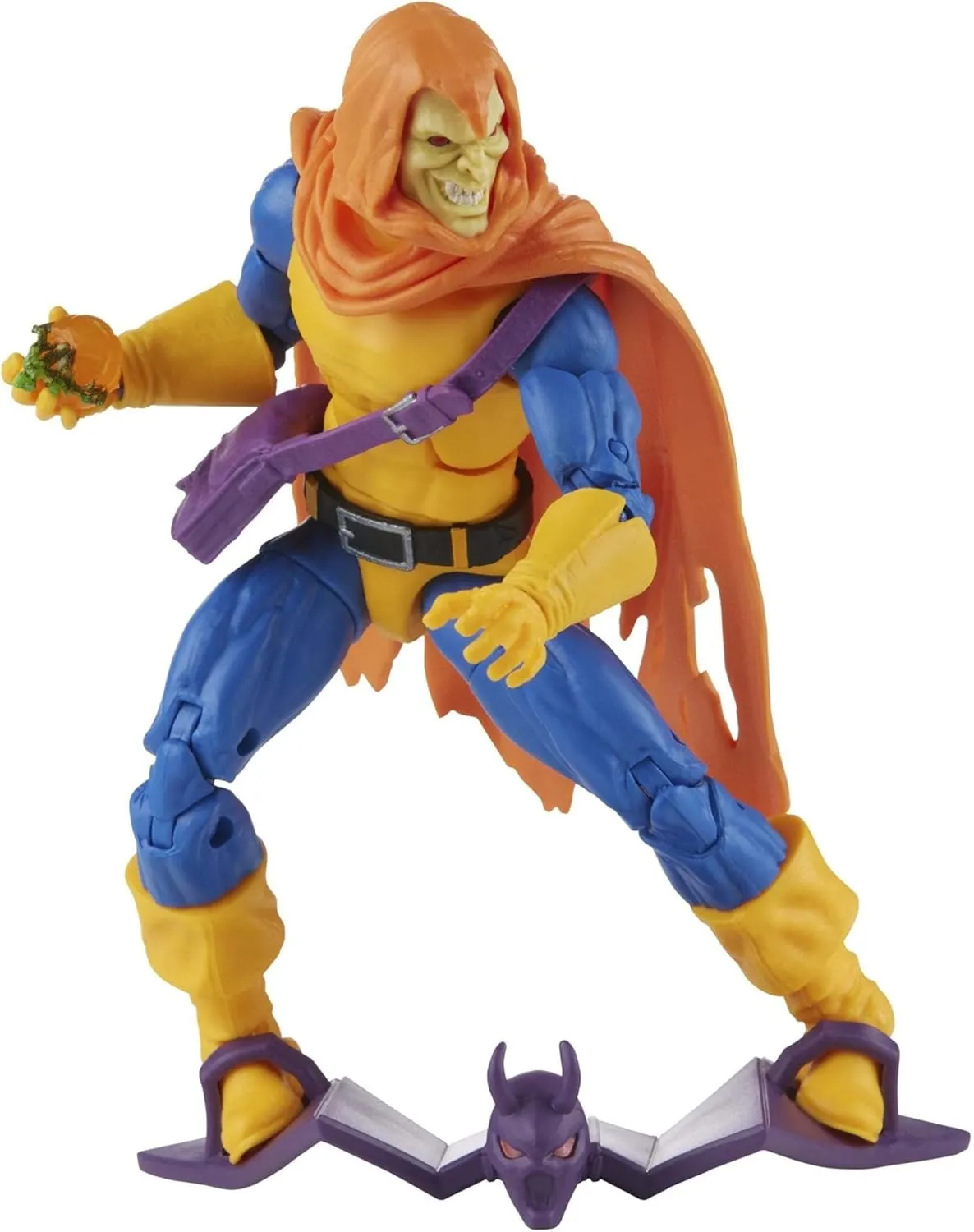 Spider-Man Marvel Legends Series 6-inch Hobgoblin Action Figure Toy, Toy Biz Inspired Design, Includes 3 Accessories: Glider, Pumpkin Bomb, Satchel