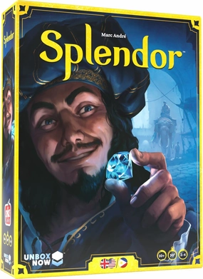 Splendor Board Game (Packaging May Vary) - Master The Art of Wealth and Prestige! - Engaging Gem Mining Strategy Game for Kids & Adults, Ages 10 , 2-4 Players, 30 Min Playtime, Made by Space Cowboys