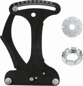 Spoke Tension Meter Tool Bike Indicator Meter Tensiometer, Wire Tension Adjustment Tool for Measuring Bicycle Wheel Spokes Voltage Value