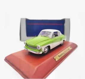 Sports car Metal Model 1/43 for Warsaw Alloy Car Model Wartbug 311-2 Coupe 1959-65 Miniature Metal Vehicle for Home Décor