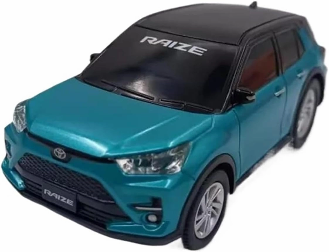 Sports car Metal Model 1: 43 Scale for RAIZE SUV Diecast Alloy Metal Car Vehicle Model Ornament Collection Display for Home Décor(Blue)