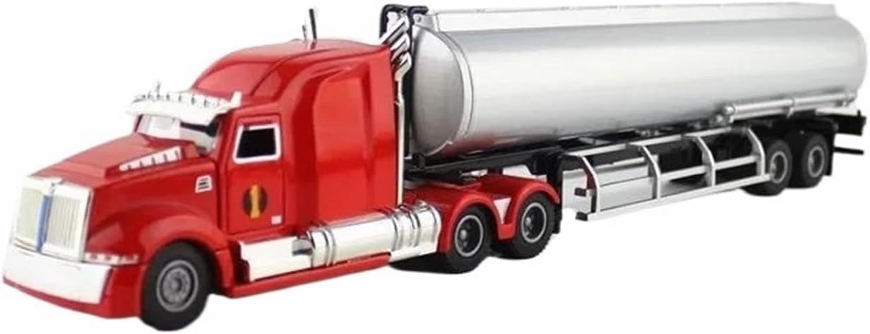 Sports car Metal Model Die-Casting 1:50 Scale for Kenworth Tanker Truck Alloy Car Model Souvenir Collection Hobby Static Display for Home Décor