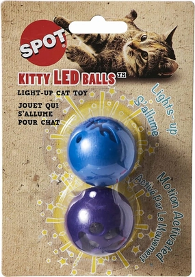 Spot Kitty LED Balls Light-Up 2 Pack