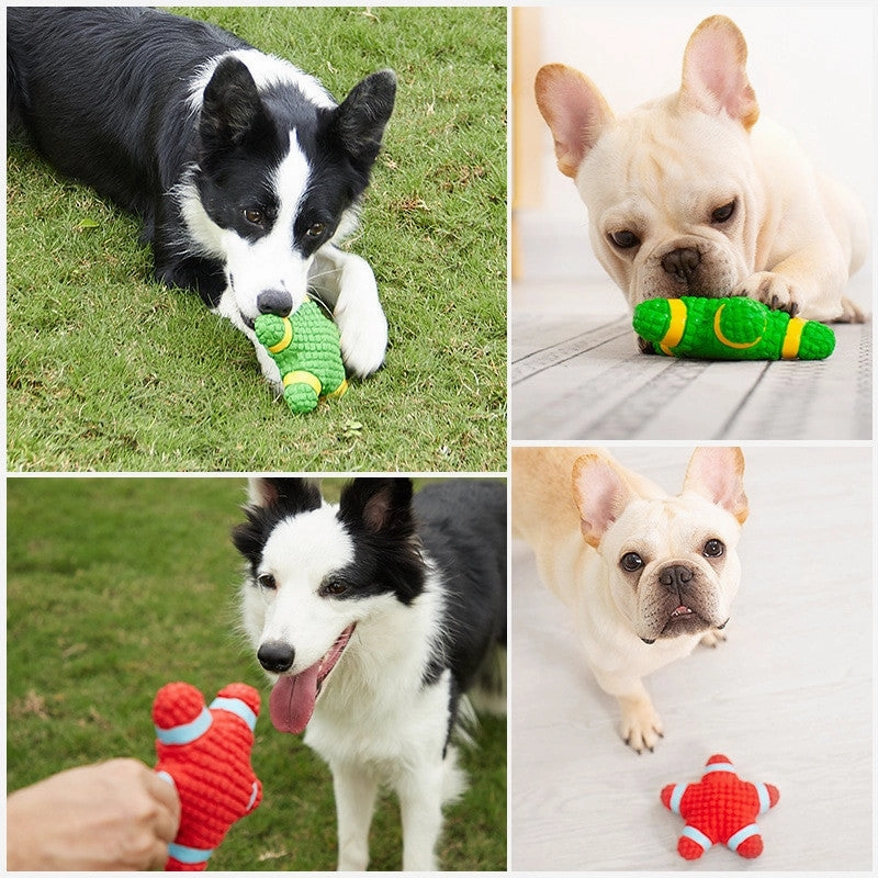 Squeaky Dog Toys Natural Latex