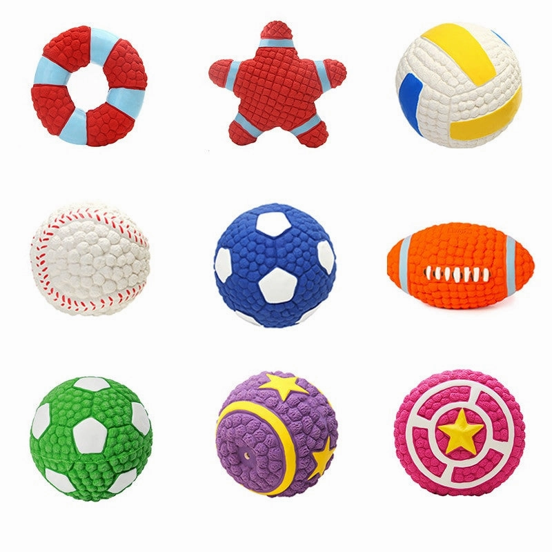 Squeaky Dog Toys Natural Latex