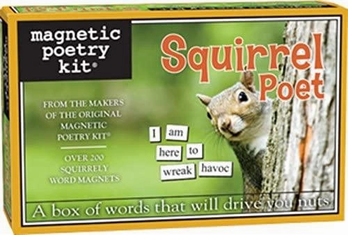 Squirrel Poet Magnetic Poetry