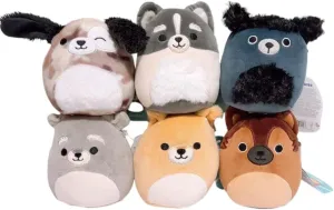 Squishmallows 2025 Original 5-Inch Dog Animal Squad Plush - Collectible Soft & Squishy Mini Stuffed Animal Toy - Add to Your Squad - Gift for Kids, Girls & Boys(Set of 6)