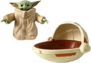 STAR WARS Grogu Figure, 9.5" Articulated Figure and Accessories - F4050 - Hasbro, Brown