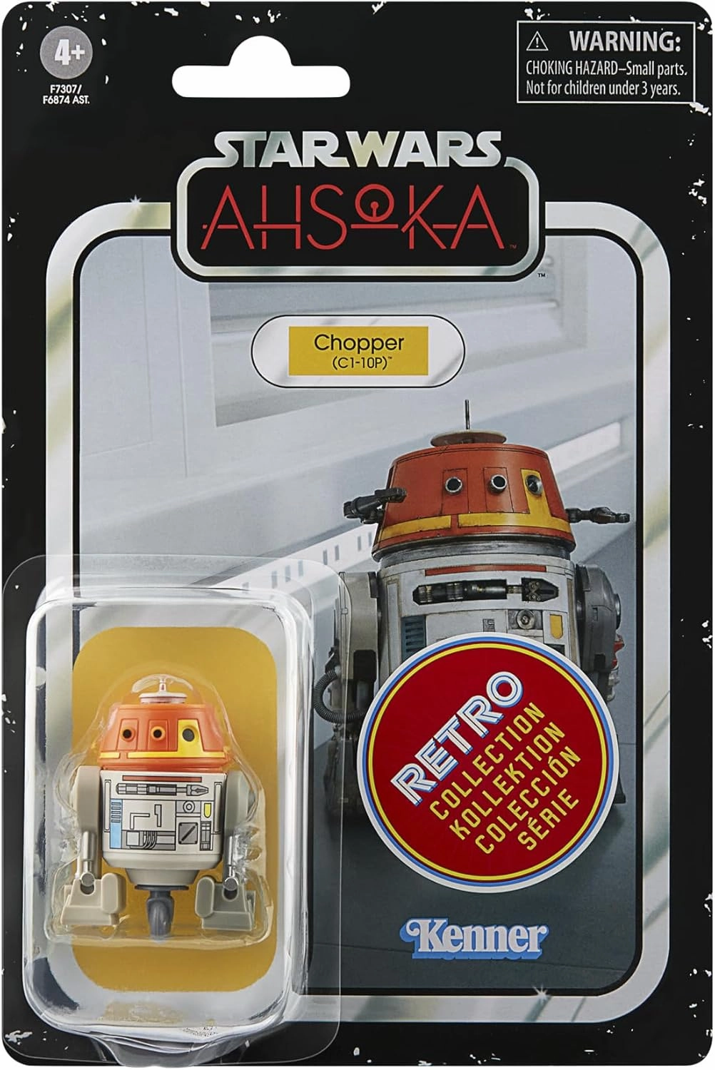Star Wars - The Retro Collection - Chopper Figure (C1-10P) Ahsoka- 3.75" Action Figures
