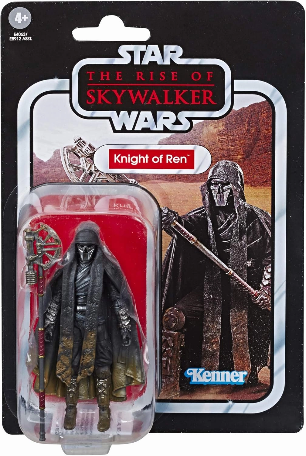 STAR WARS The Vintage Collection The Rise of Skywalker Knight of Ren (Long Axe) Toy, 3.75" Scale Figure, Kids Ages 4 & Up