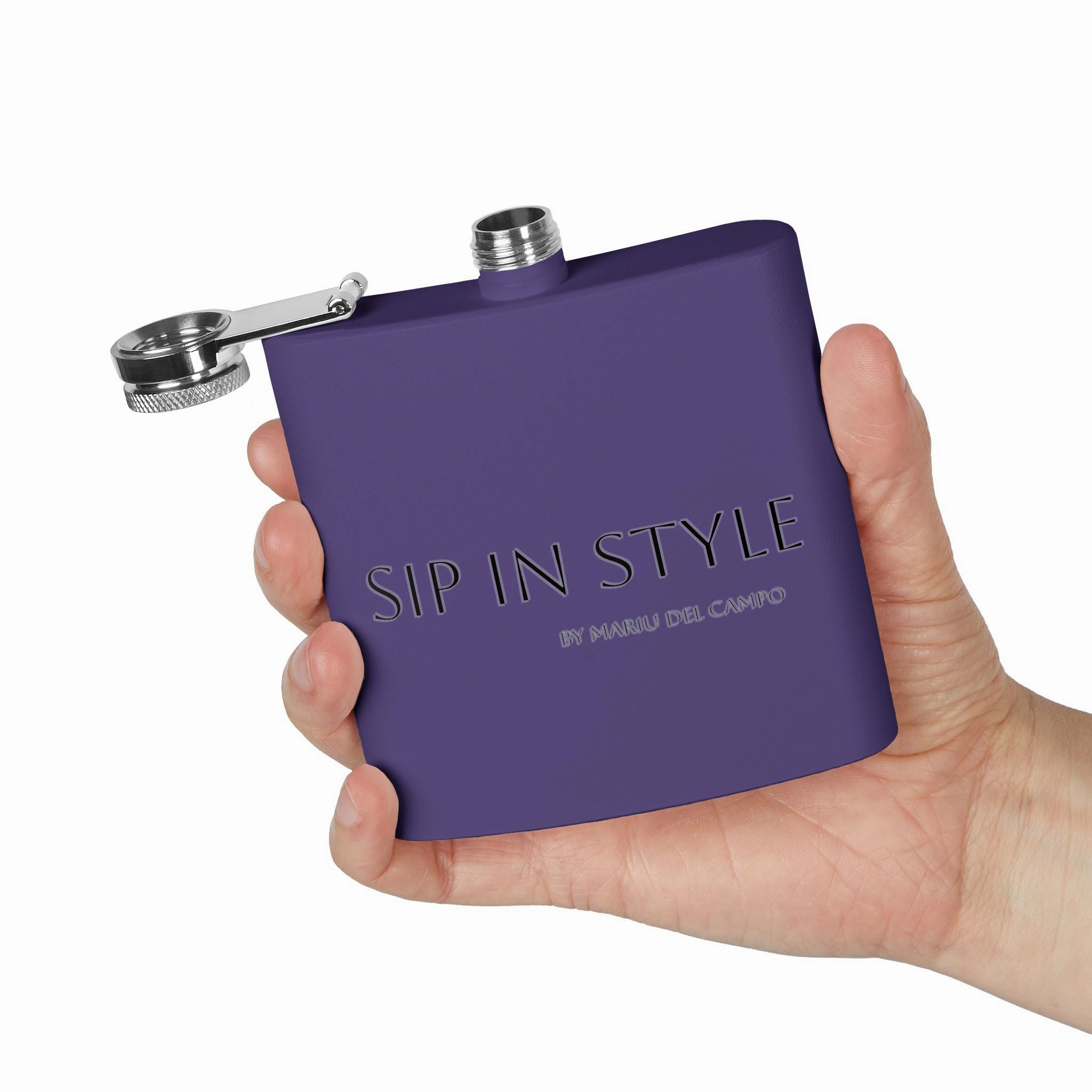 Steel Flask Sip in Style by Mariu del Campo.
