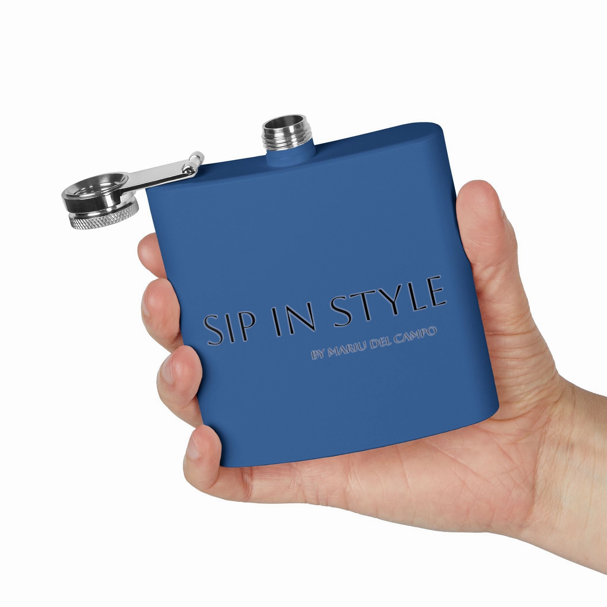 Steel Flask Sip in Style by Mariu del Campo.
