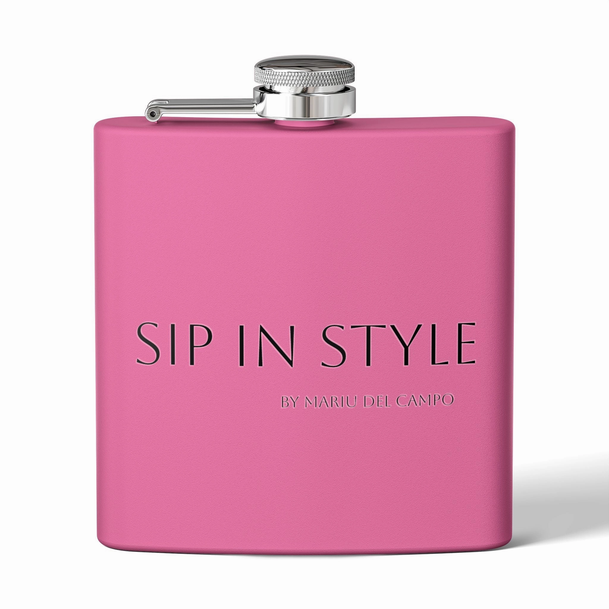 Steel Flask Sip in Style by Mariu del Campo.
