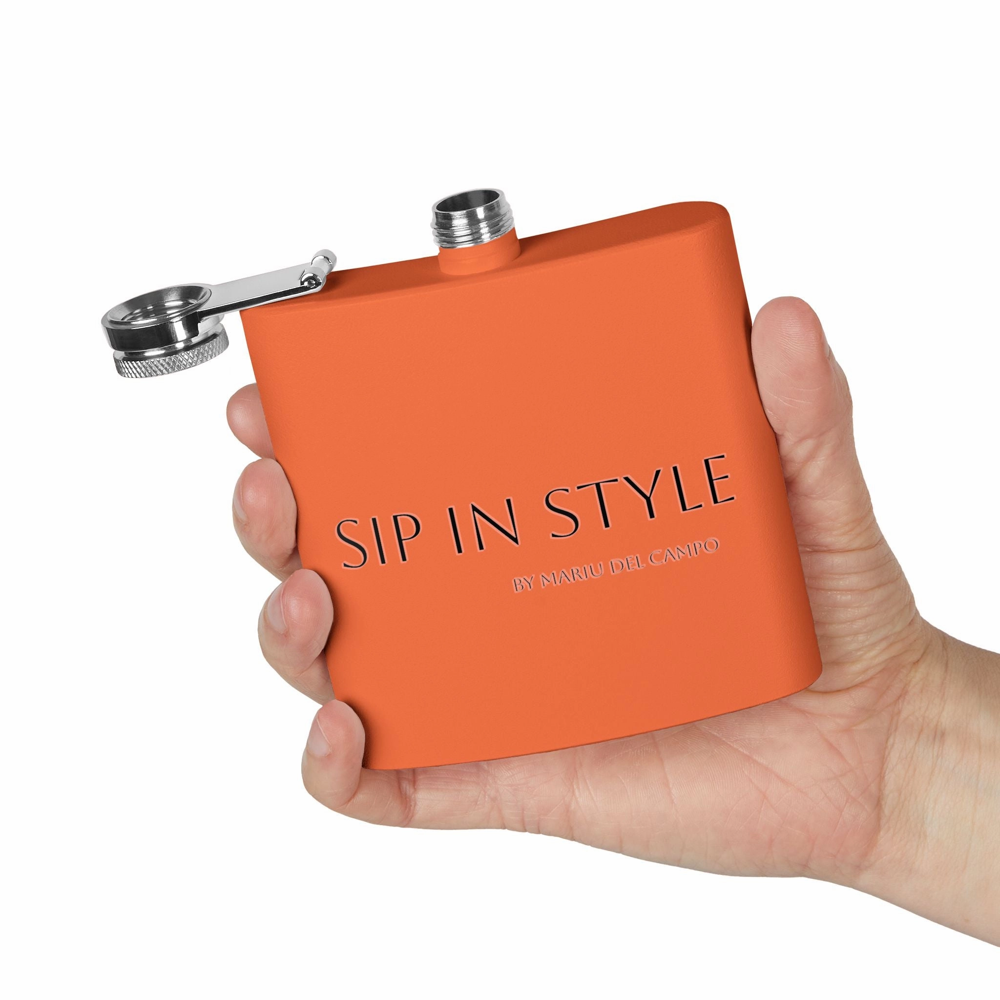 Steel Flask Sip in Style by Mariu del Campo.