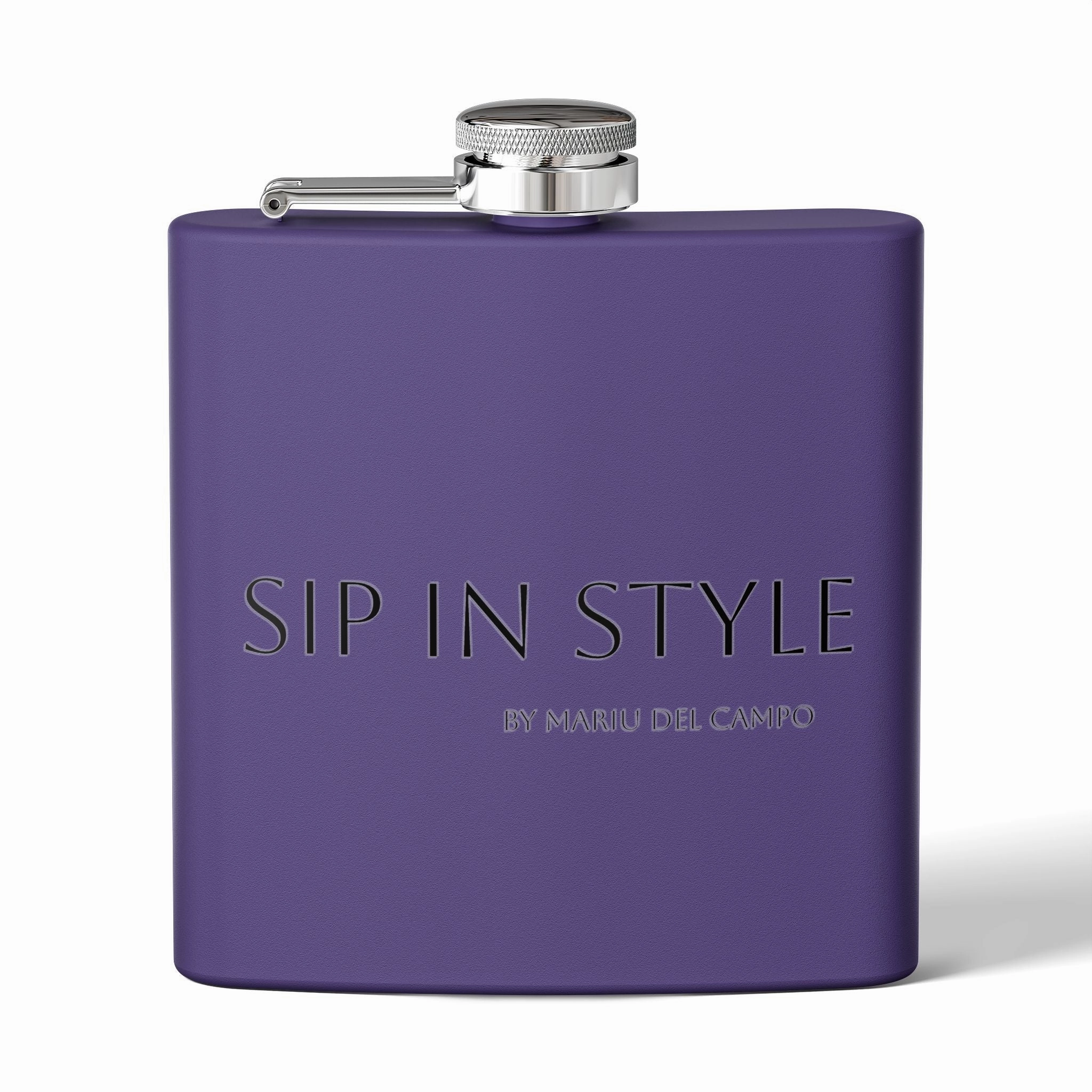 Steel Flask Sip in Style by Mariu del Campo.